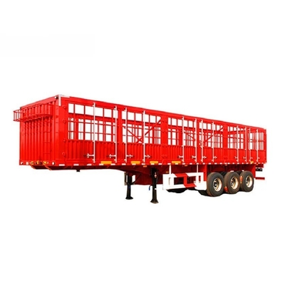 3 eixos 50 toneladas vedação lateral caminhão de carga reboque semi-reboque com personalização