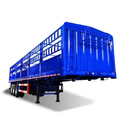 3 eixos 50 toneladas vedação lateral caminhão de carga reboque semi-reboque com personalização