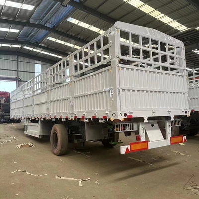 Customização 3 eixo vedação carga semi-reboque para transporte de gado porco gado ovelha