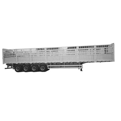 4 eixo lado Wall Trailer vedação Cargo Semi-trailer com classe de serviço leve acessível