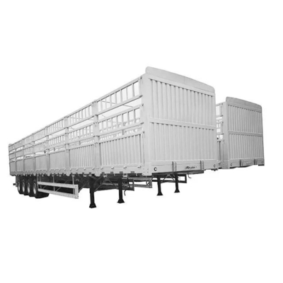 4 eixo lado Wall Trailer vedação Cargo Semi-trailer com classe de serviço leve acessível