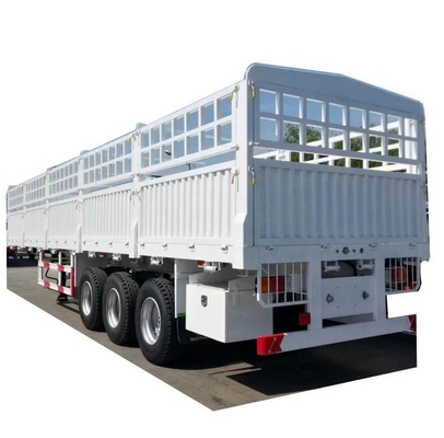3 eixos vedação estaca Semi-remolque transporte de carga Semi-caminhão por com grau de serviço leve