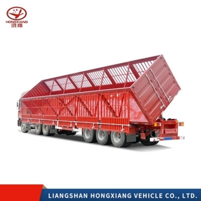 Trailers de cerca de 40 pés e 60 toneladas para reboque de gado de carga leve de 2 eixos