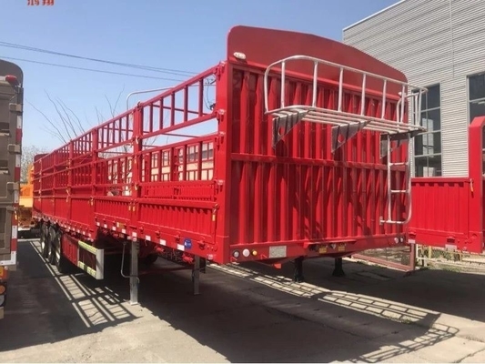 Trailers de cerca de 40 pés e 60 toneladas para reboque de gado de carga leve de 2 eixos
