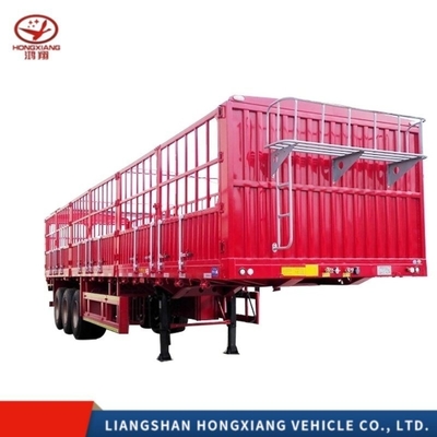 Trailers de cerca de 40 pés e 60 toneladas para reboque de gado de carga leve de 2 eixos