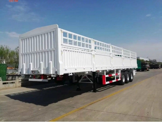3 eixos 40FT Tipo de Armazém Parede lateral Semi-reboque Parede de lonas de telhado superior Semi-reboque de carga