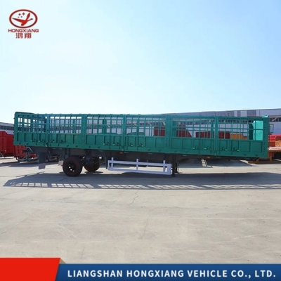 Caminhão de transporte de carga Yuetong estável com cerca lateral semi-reboque personalizável