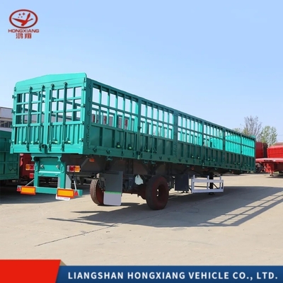 Caminhão de transporte de carga Yuetong estável com cerca lateral semi-reboque personalizável