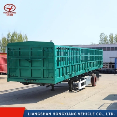 Caminhão de transporte de carga Yuetong estável com cerca lateral semi-reboque personalizável