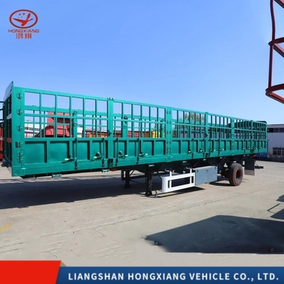 Caminhão de transporte de carga Yuetong estável com cerca lateral semi-reboque personalizável