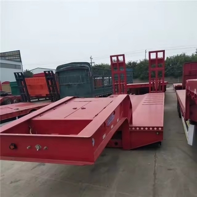50 Tbeload Seven Bridge Tractor Trucks Flatbed Low Bed Semi-trailer com eixo de 13 t