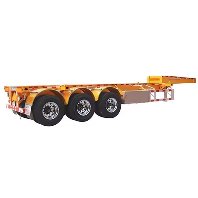 Semi-reboque de 80 t de cama baixa com suspensão tipo MacPherson e pescoço de galinha desmontável