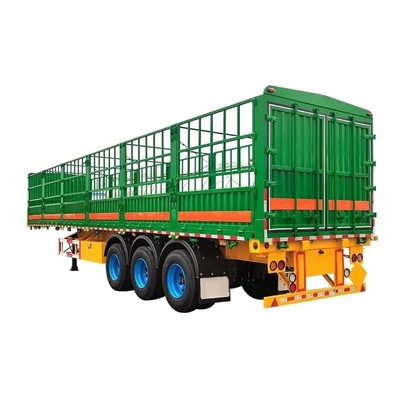 3 eixos 60ton Cargo Parede lateral Semi-reboque feito em caminhões Reboques Semi-reboque