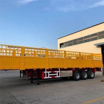 1 70FT 3 eixo parede lateral de carga semi-reboque com capacidade de 30 toneladas e queda de vedação lateral