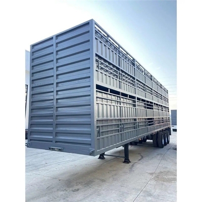 Caminhão de semi-reboque de vedação de descarga lateral com opção de personalização e piso de 1820 mm
