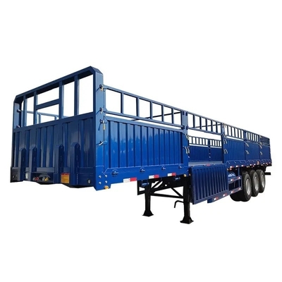 Autodumping 40FT 12m 12.5m 40t Fence Cargo Semi Truck Trailer 3 eixos com parede lateral