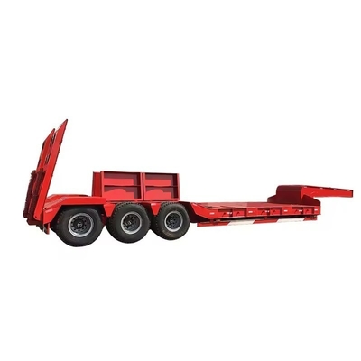 Drop Deck Extensible Low Bed Trailer Loader Transport Lowboy Semi Truck Trailers