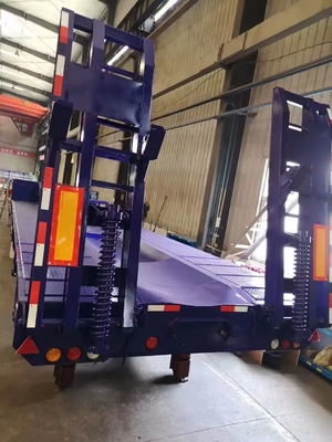 Drop Deck Extensible Low Bed Trailer Loader Transport Lowboy Semi Truck Trailers