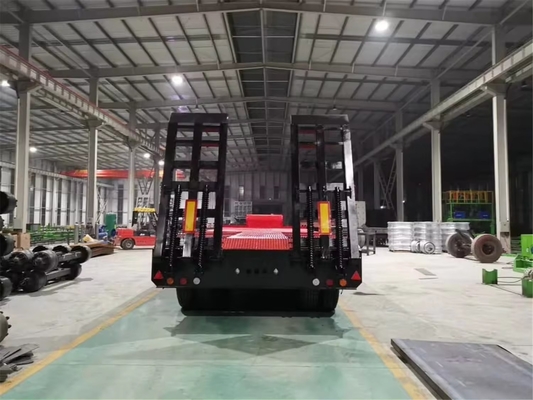 Estrutura personalizável 20t Trailers de semi-reboque para caminhões 11.22.5 Pista 1820 mm