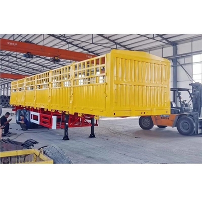 Reboque de vedação de carga de 80 toneladas Tipo de armazém Reboque de caminhão de parede lateral personalizado