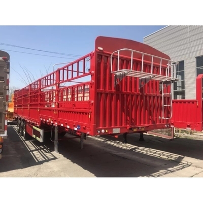Aço 40tão 60tão Parede lateral Semi-reboque vedação Cargo Container Reboque 2023 Modelo 3 eixo