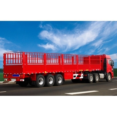Aço 40tão 60tão Parede lateral Semi-reboque vedação Cargo Container Reboque 2023 Modelo 3 eixo