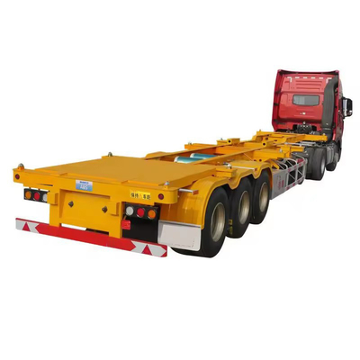 Classe de carga pesada, reboque de convés de carga baixa, extensivel, com transporte de lâmina de vento hidráulica
