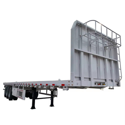 Mac Pherson Tipo 3 eixos 20FT 40FT de cama plana Semi-container Truck Trailer Venda 2024