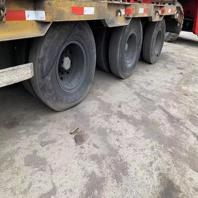Carregador de cama baixa esquelética Semi-S 40FT 20FT Caminhões Container Carrier Trailer para durável