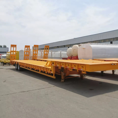 4 linhas 8 eixos 5 linhas 10 eixos Lowbed Lowboy Semi Truck Trailer
