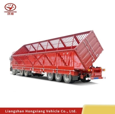 Sistema de travagem antibloqueio ABS Tractor Dump Trailer Customizado Side Tipper Semi-Trailers