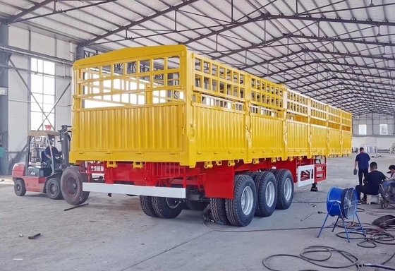 Sistema de travagem antibloqueio ABS Tractor Dump Trailer Customizado Side Tipper Semi-Trailers