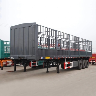 3 eixos 50t Tri eixo 50 toneladas pesado vedação Semi-reboques Semi-reboque de estaca com 1