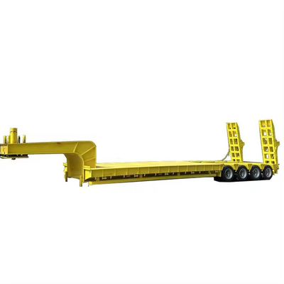 3 eixos 20FT 40FT Container Chassis Flat Bed Semi-trailer com suspensão tipo Mac Pherson
