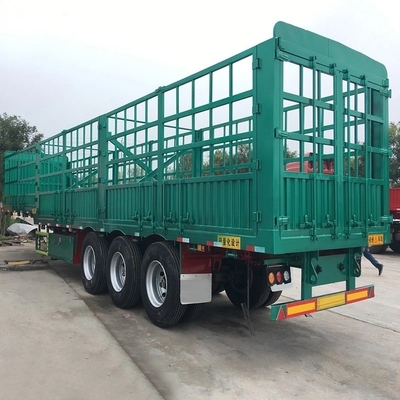 40FT Semi-trailer lado cortina para classe de serviço leve Container de cama plana personalização