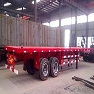 Semi-remolque Lowboy 60-80t com estrutura dobrável e opção de piso plano incluído