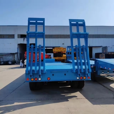 Sistema de suspensão tipo MacPherson Semirremolque de 3 eixos para transporte de escavadeiras de 60 toneladas