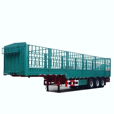 40FT 3 eixos caminhão de cama plana vedação semi-reboque com 8.12.16 Número do pneu e tipo de furgão