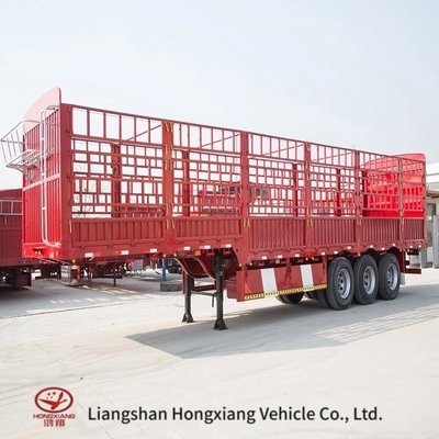 Domi 2/3/4 eixos 40FT vedação Carga Semi-reboque para transporte de carga pesada