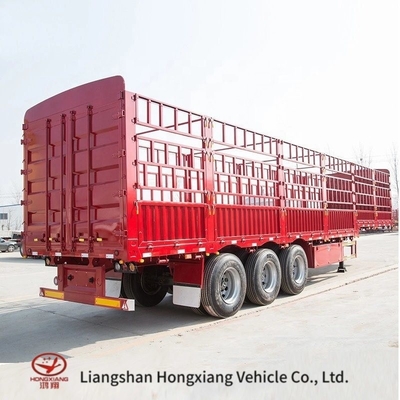 Domi 2/3/4 eixos 40FT vedação Carga Semi-reboque para transporte de carga pesada