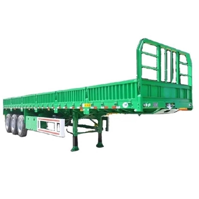 Semi-remolque de armazenamento de ferro suspensa com placas de aço personalizáveis com 2.3.4 Número do eixo