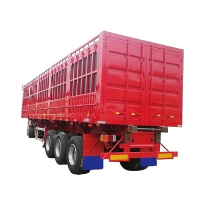 3 eixos vedação trailer caminhão de reboque vedação semi-reboque para gado ovelhas cavalo vaca porco