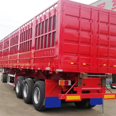 3 eixo vedação Drop Side Board Sidewall Trailer Cargo Semi-trailer com personalização
