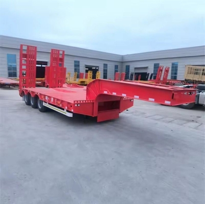 Ferro 40FT 50FT 60FT 12m 12 Wheeler Flatbed Semi-Trailer Feito com 2.3 Número de eixo
