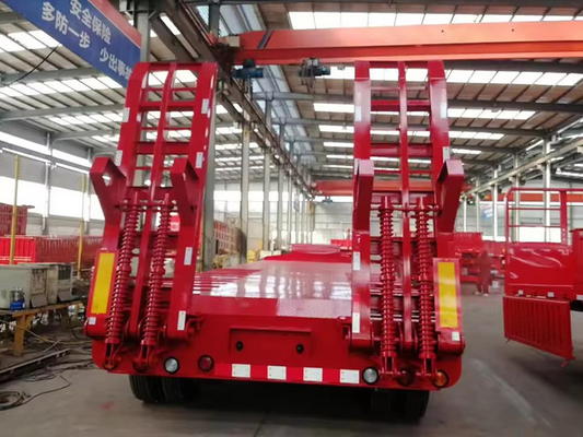 Ferro 40FT 50FT 60FT 12m 12 Wheeler Flatbed Semi-Trailer Feito com 2.3 Número de eixo