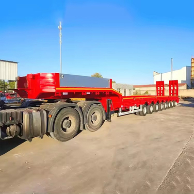 Ferro 40FT 50FT 60FT 12m 12 Wheeler Flatbed Semi-Trailer Feito com 2.3 Número de eixo