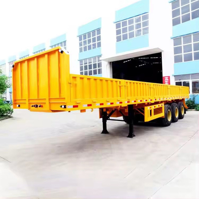 Customização Equipamento pesado transporte de cama baixa semi-reboque com e 1820mm rodapé