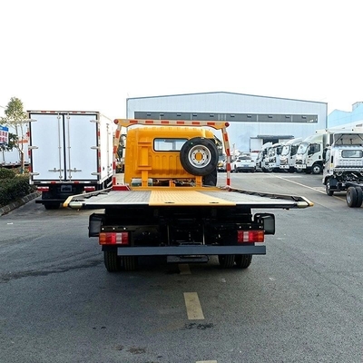 3 toneladas de carga leve I-Suzu Kv100 4X2 Slide Flat Bed Recuperação Remolque para Kyrgyzstan
