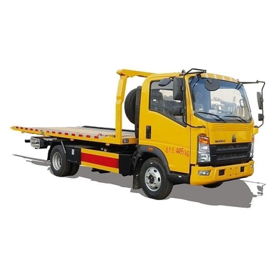3 toneladas de carga leve I-Suzu Kv100 4X2 Slide Flat Bed Recuperação Remolque para Kyrgyzstan