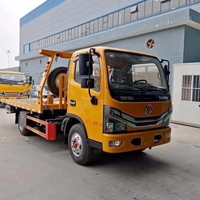 4 toneladas 5 toneladas e 6 toneladas Wrecker corpo plataforma de piso plano Wrecker caminhão para personalização